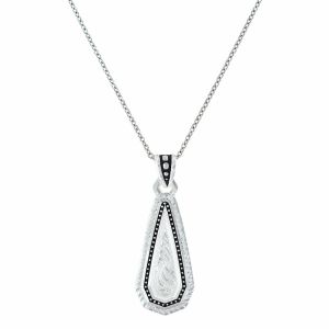 Montana Silversmiths A Fine Stitched Shard Necklace (NC3100)